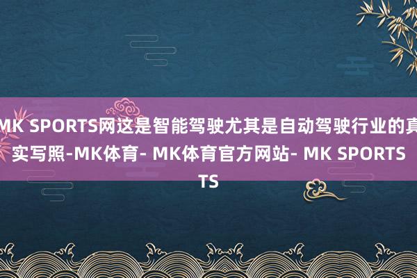 MK SPORTS网这是智能驾驶尤其是自动驾驶行业的真实写照-MK体育- MK体育官方网站- MK SPORTS